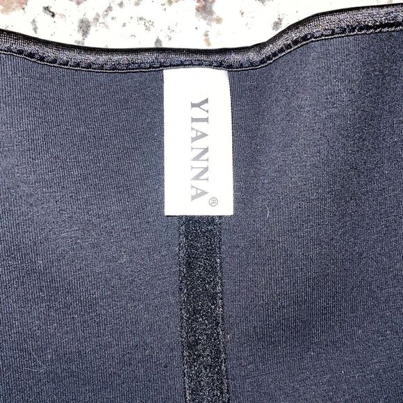 YIANNA Waist Trainer Corset for Weight loss Latex Waist Cincher Slim Black Small - Picture 5 of 10